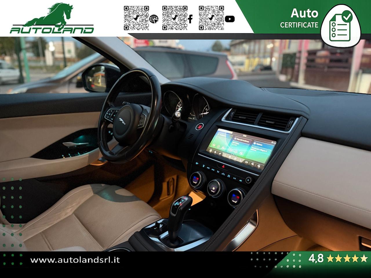Jaguar E-Pace 2.0 i4 S awd 200cv Servive Jaguar Garanzia fino 36