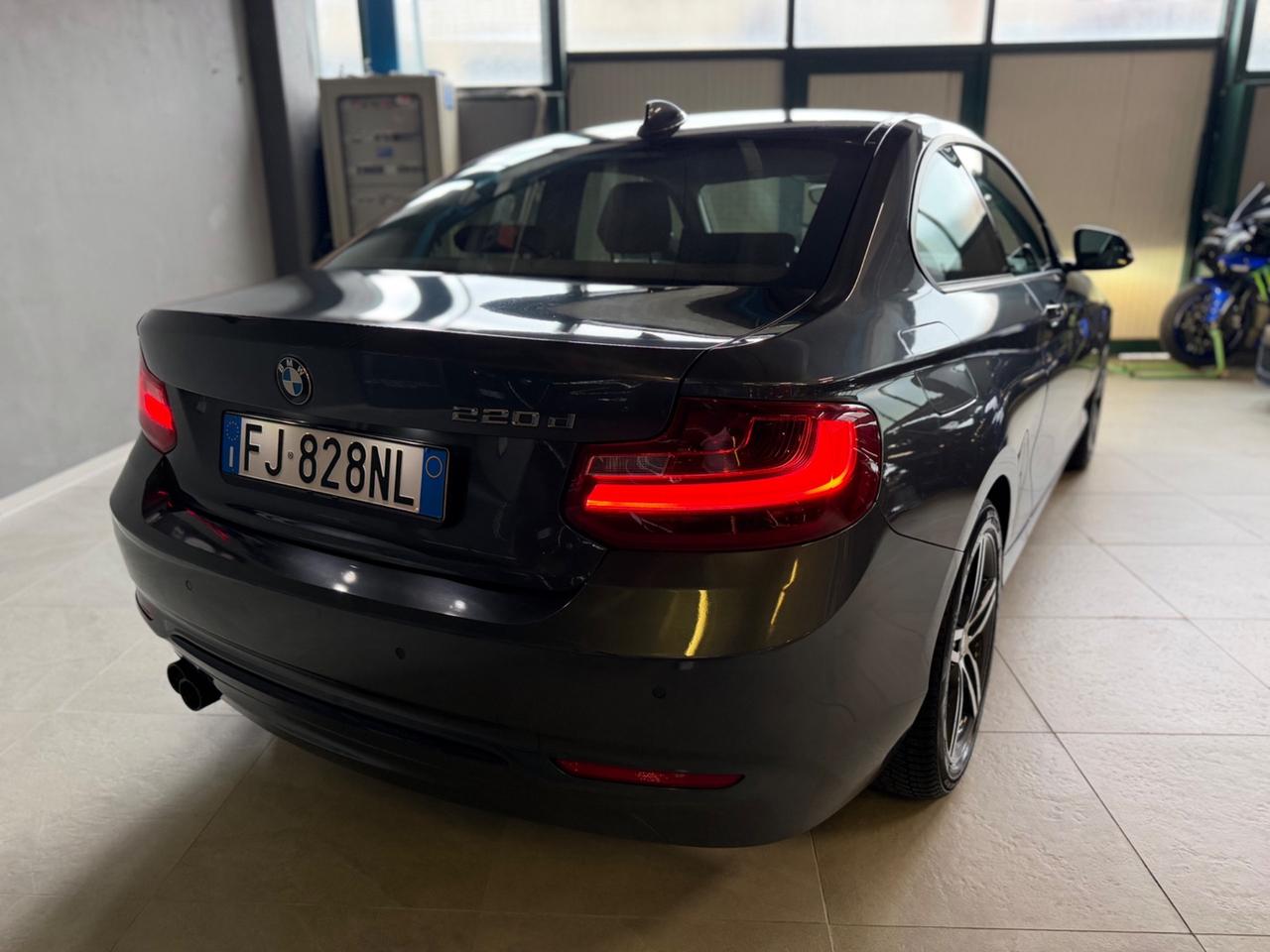 Bmw 220d SPORT KMCERT GARANZ UNICOPR