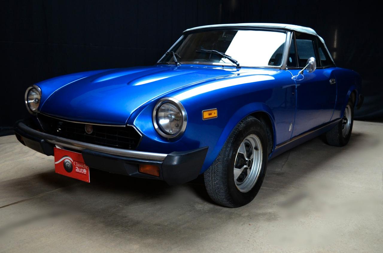 Fiat 124 Spider Sport Pininfarina 2.0 anno 1980 certificata ASI con C.R.S