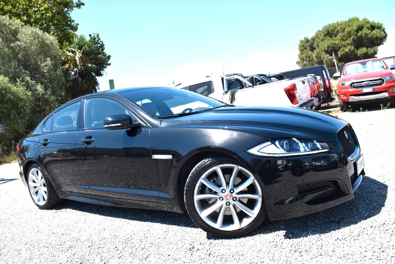 Jaguar XF BERLINA 2.2D 163CV AUTOM. R-SPORT-TETTO-PELLE-NAVI-SENSORI-CAM-CRUISE- IVA DETRAIBILE