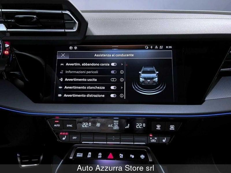 Audi A3 A3 SPB TFSI 110 kW S tronic S line edition *VARI COLORI, PROMO AZZURRA*