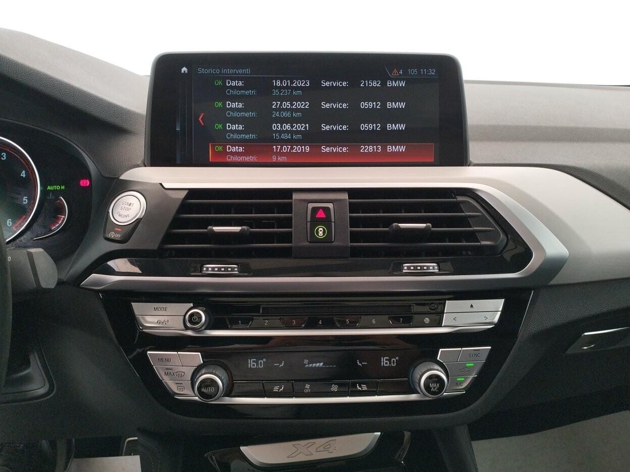 BMW X4 xdrive20d Msport auto my19 - TAGLIANDI BMW - TETTO