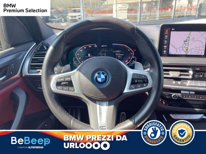 BMW X3 XDRIVE30E MSPORT AUTO