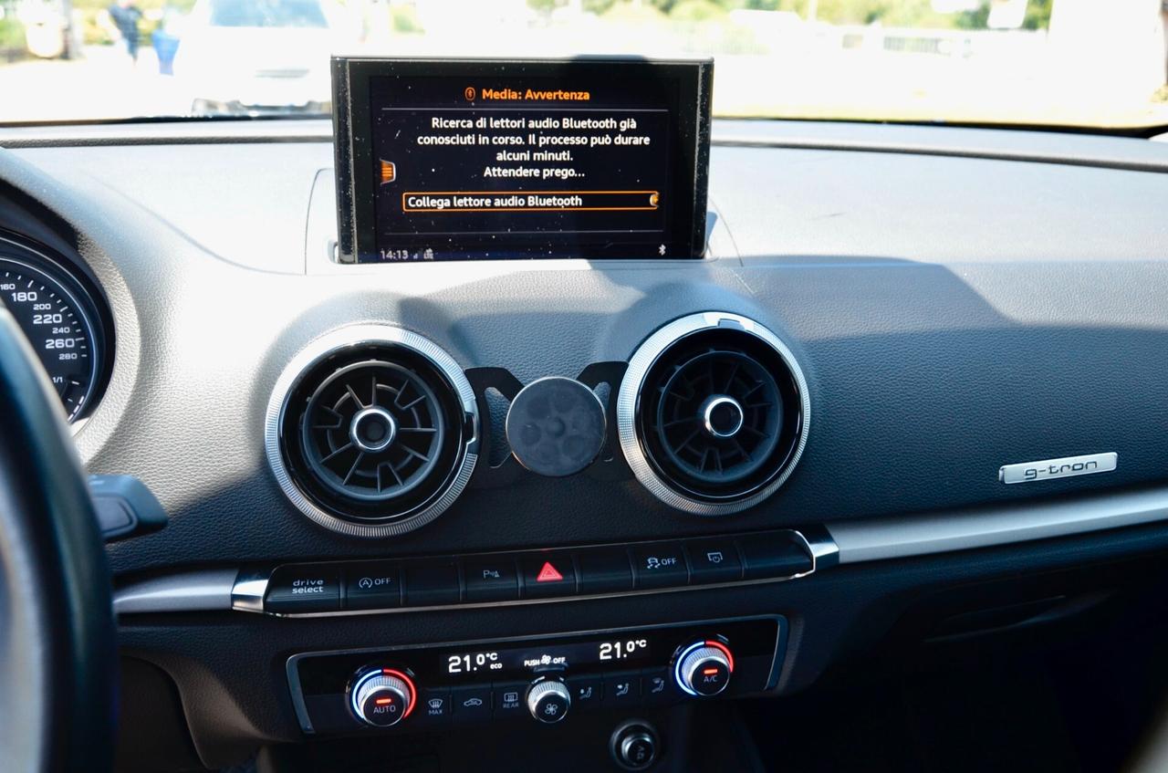 AUDI A3 SPORTBACK S-LINE 30 1.5 G-TRON 131cv S-TRONIC, UFF ITALIANA, EURO 6D, NAVI, FARI LED, PERMUTE
