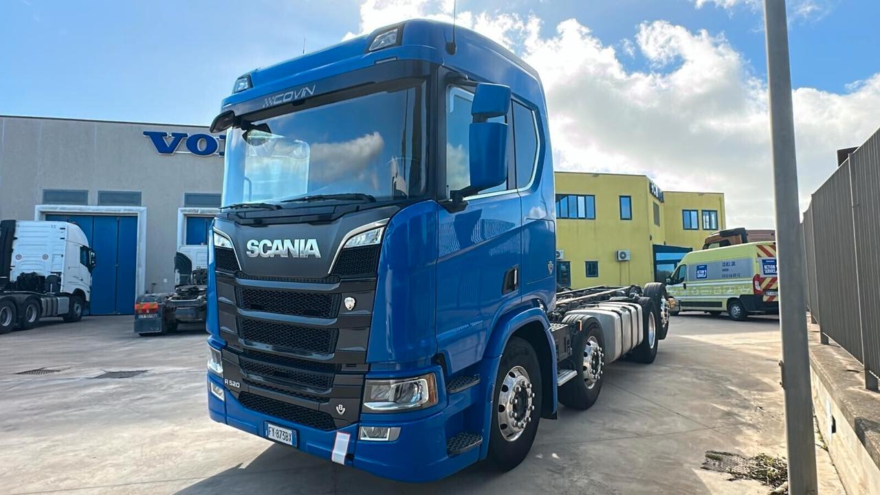 Scania motrice R 520 telaio 8x2 Intarder MOTORE 8V