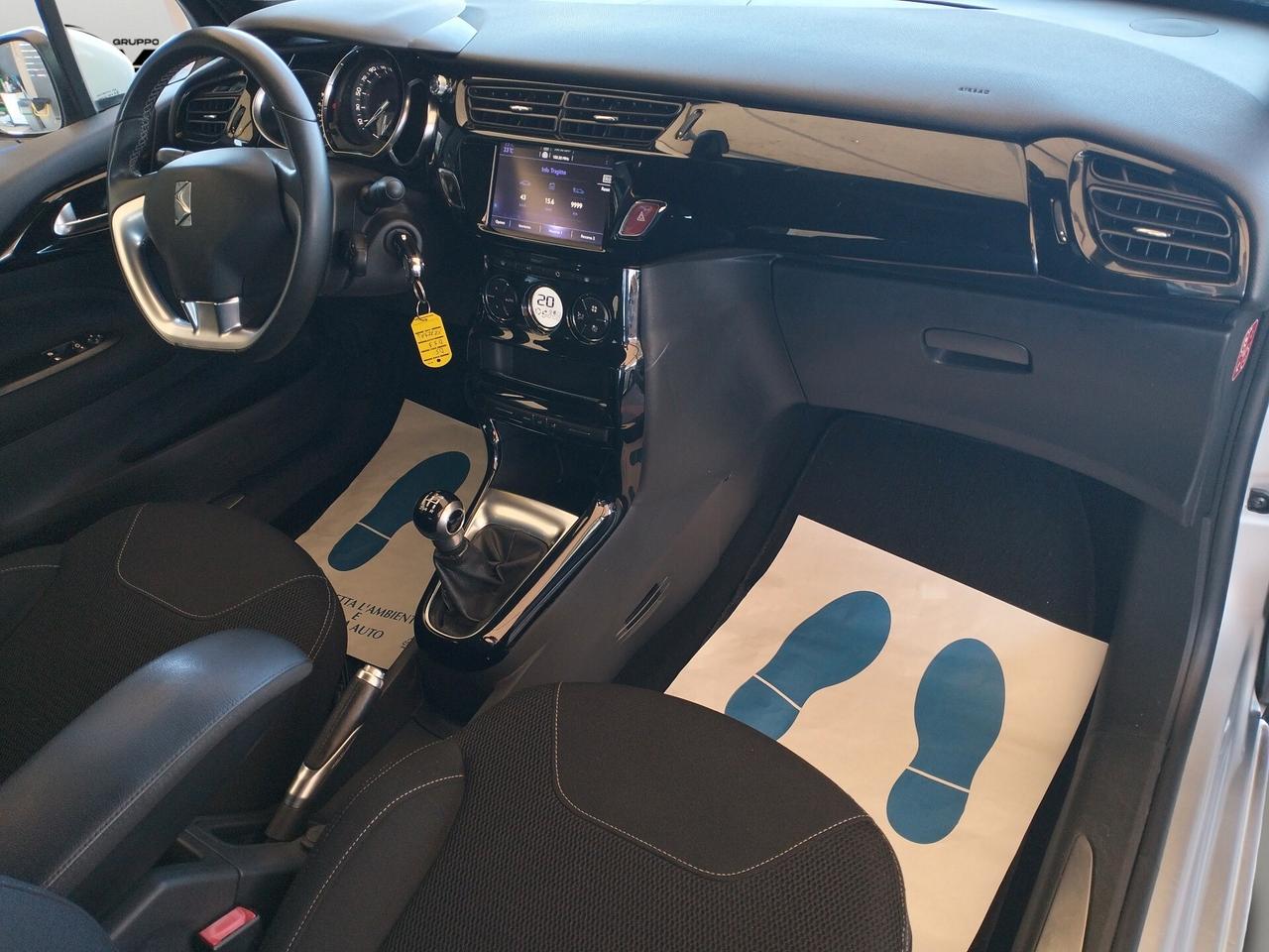 DS3 3 PureTech 82 Chic - EURO 6 - NEOPATENTATI