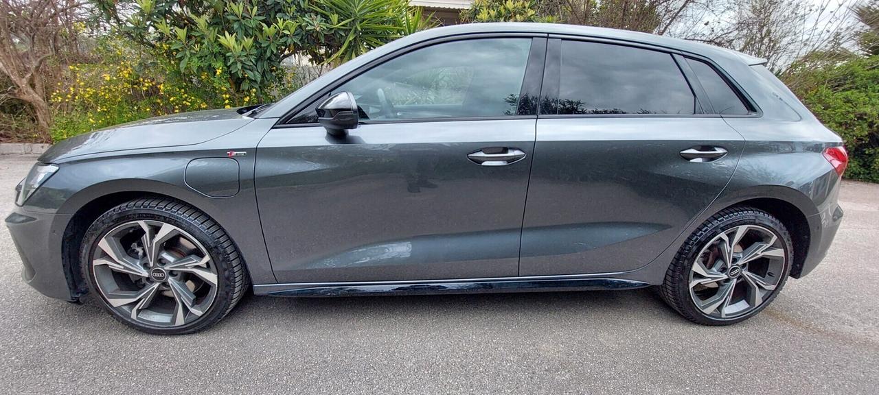 A3 SPB 4.0 TSI S-LINE AUTOMATICA ELETTRICA IBRIDA BENZINA 150 CV NAVI LEGA COCKPIT VIRTUAL