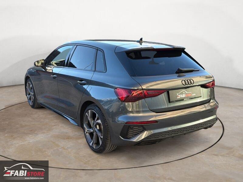Audi A3 A3 SPB 35 TFSI 150 Cv S-Line int ext - Gusci pelle, LED, Camera, Portellone ecc