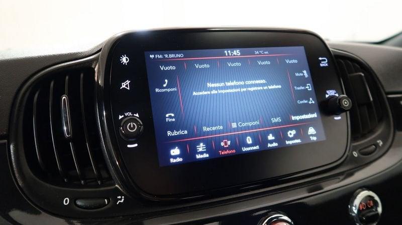 FIAT 500 Hybrid 1.0 70cv Ibrido Club # FENDI-CLIMA AUTOM-SENSORI PARCK #
