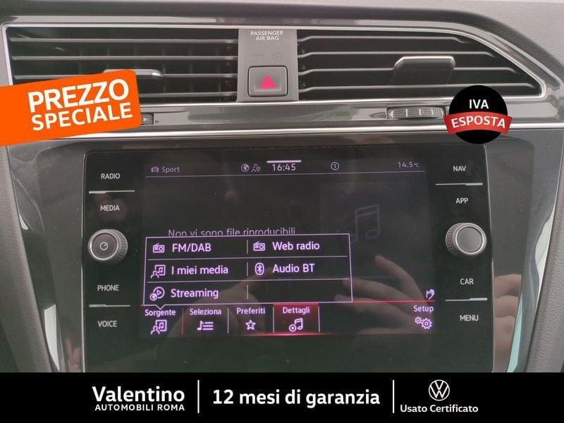 Volkswagen Tiguan 2.0 TDI DSG 4M 150 CV SCR Elegance