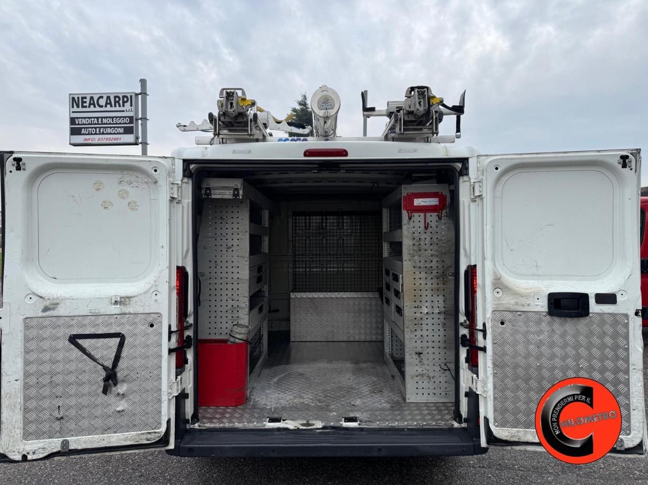 Fiat Ducato 33 2.3 MJT 130 CV ALLESTITO EX ENEL (PC-TN L1H1)SENSORI-POCHISSIMI KM!-PORTAPACCHI-