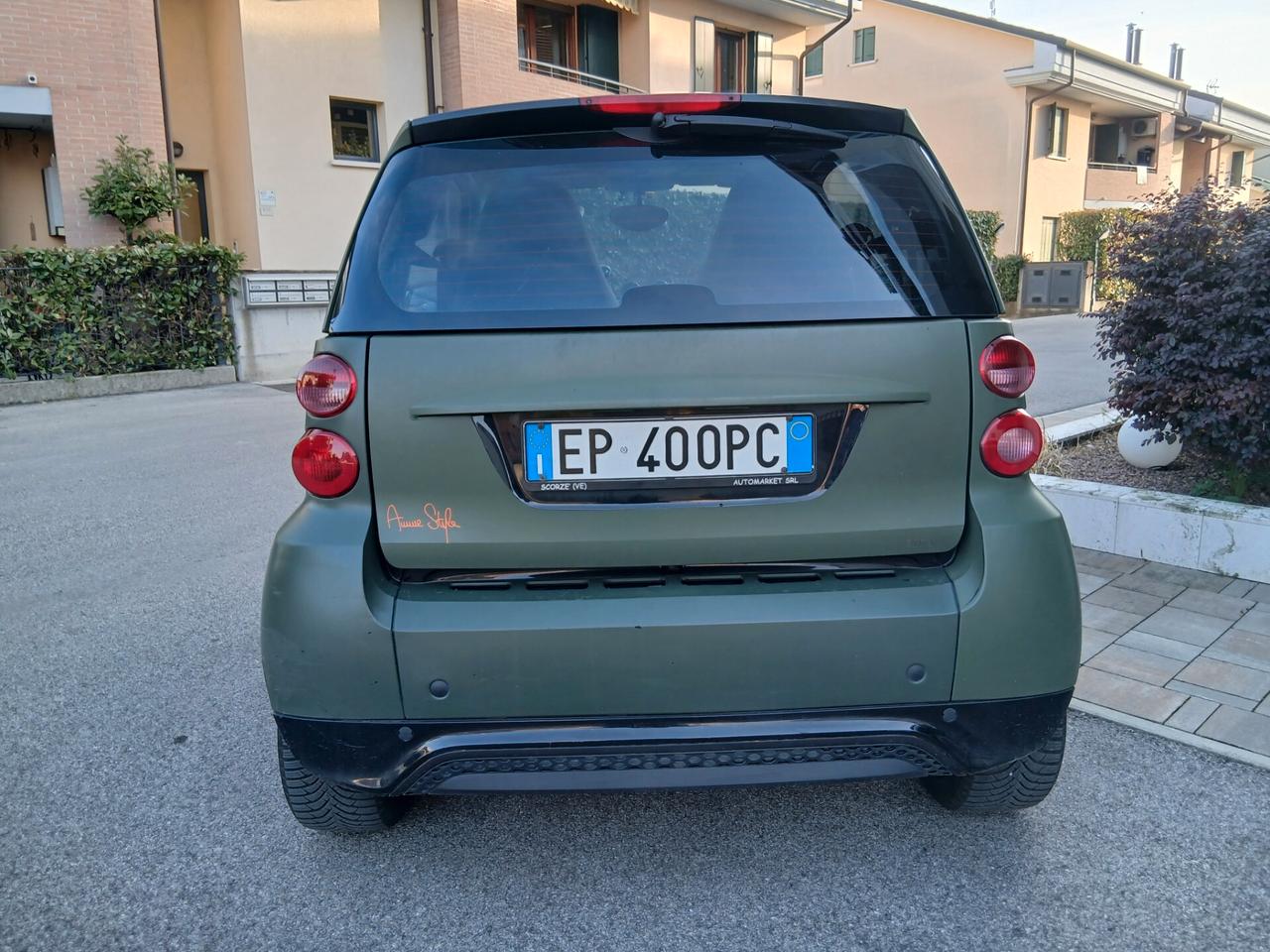 Smart For Two 1.0 52 Kw Automatica +Servosterzo Wrappata verde