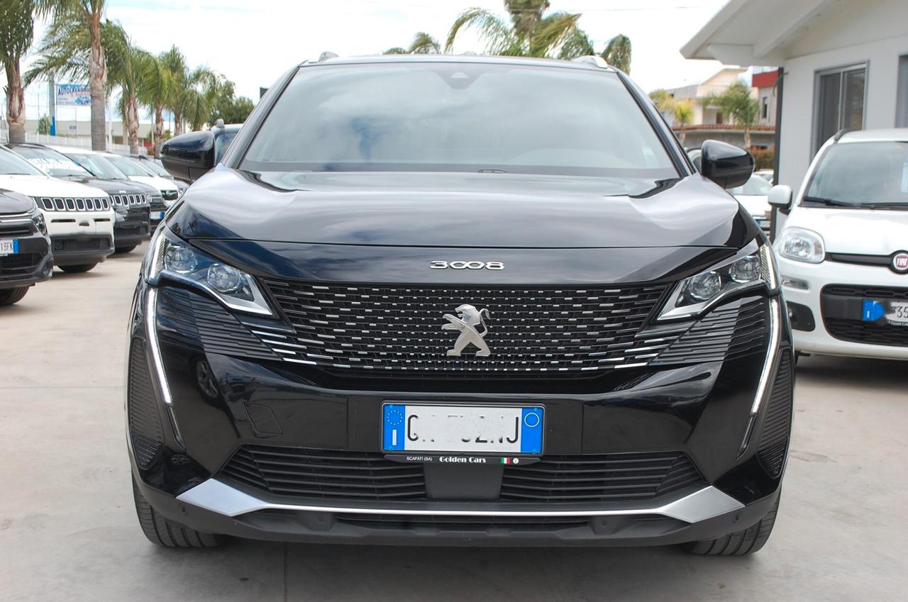 Peugeot 3008 1.5 bluehdi 131CV EAT8 GT Pack S&S Uff Italy Tetto