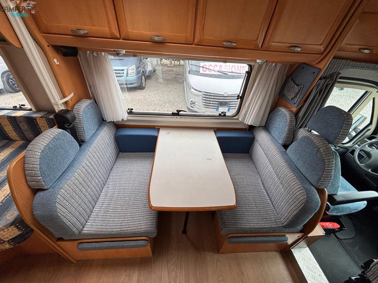 HYMER TRAMP 575 -Semintegrale letto alla francese compatto 6,15 mt