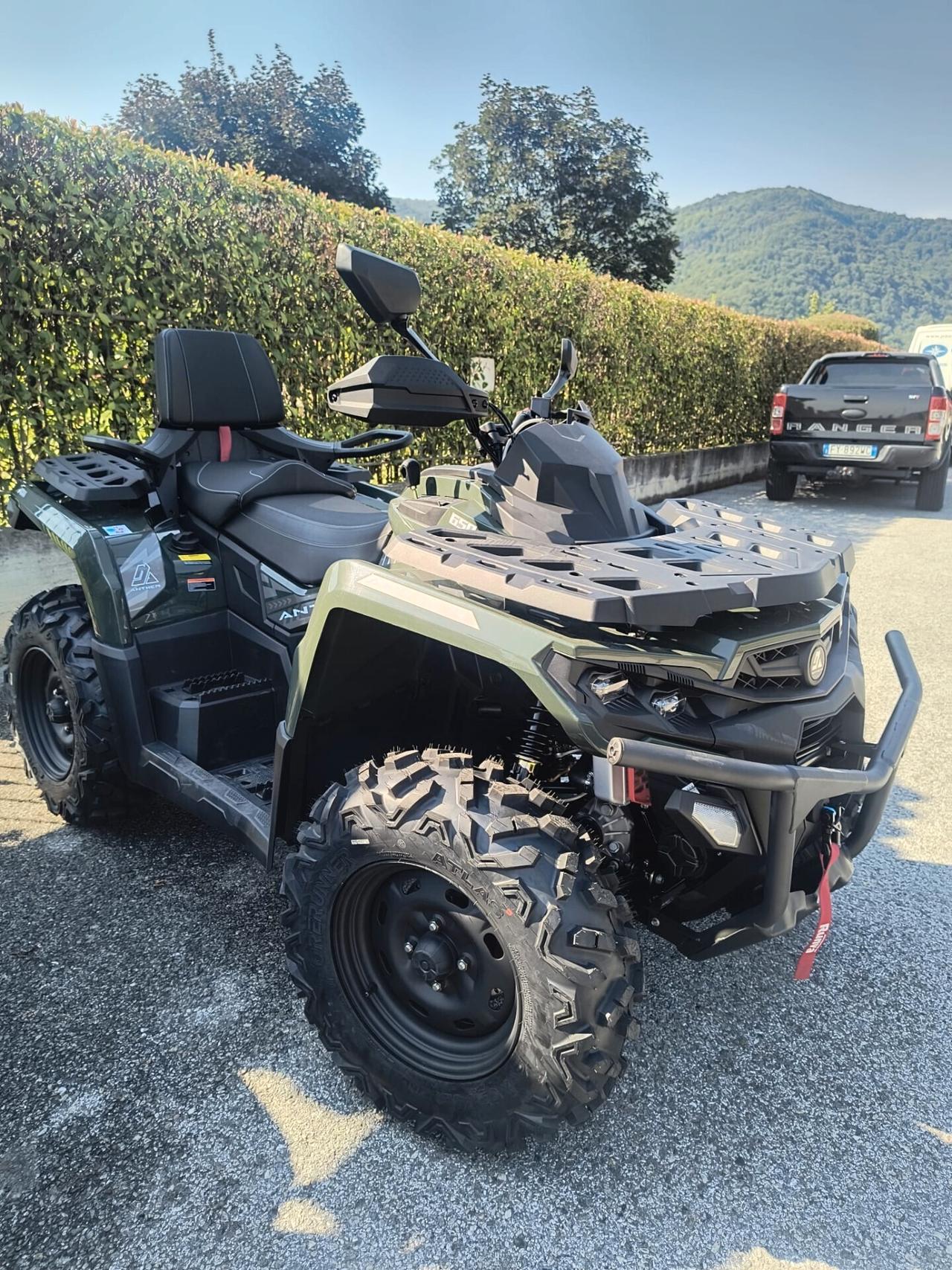 QUAD AGRICOLO ANTHER 650 TARGA GIALLA