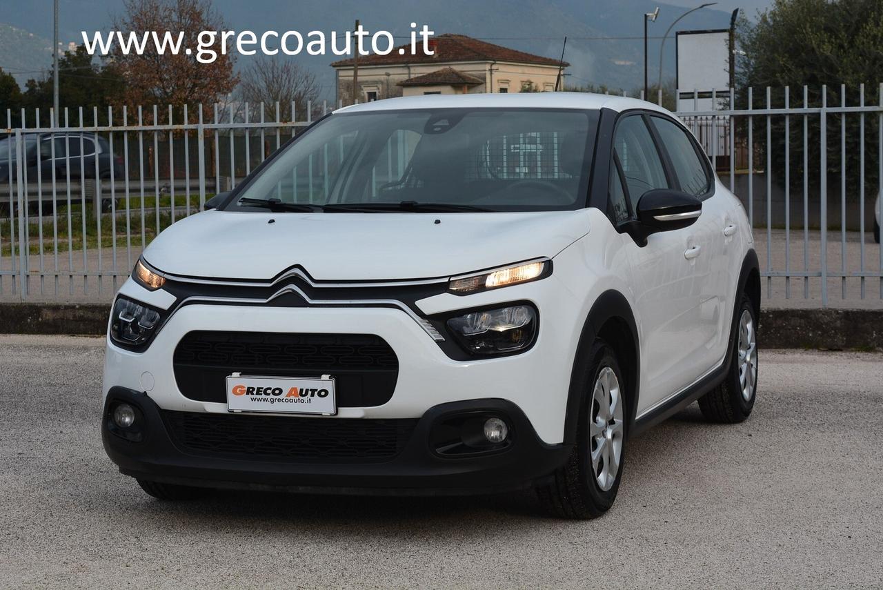 Citroen C3 BlueHDi 100 ss Van 2 posti autocarro