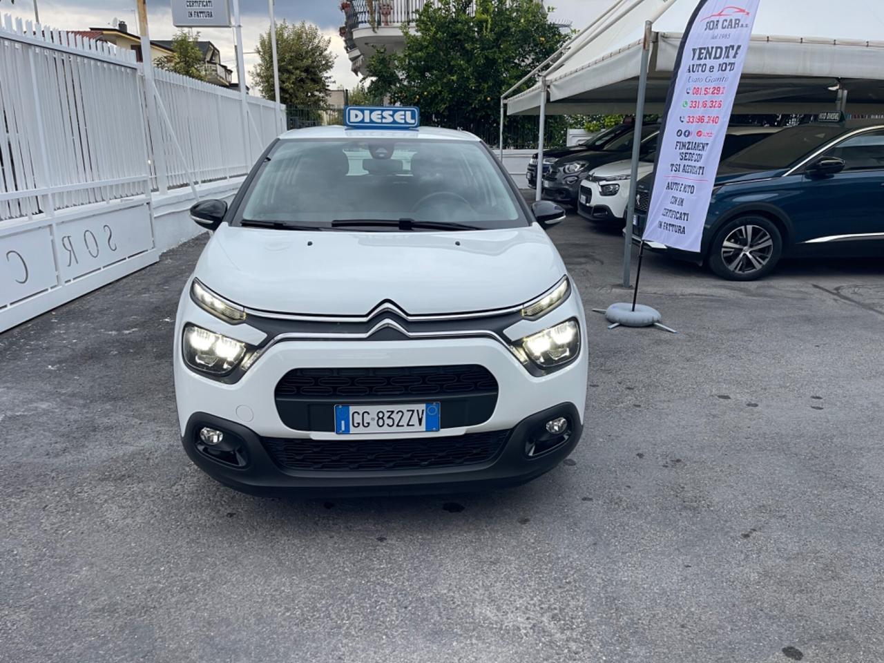 Citroen C3 BlueHDi 100 S&S Feel Pack ITALIANA KM CERTIFICATI!