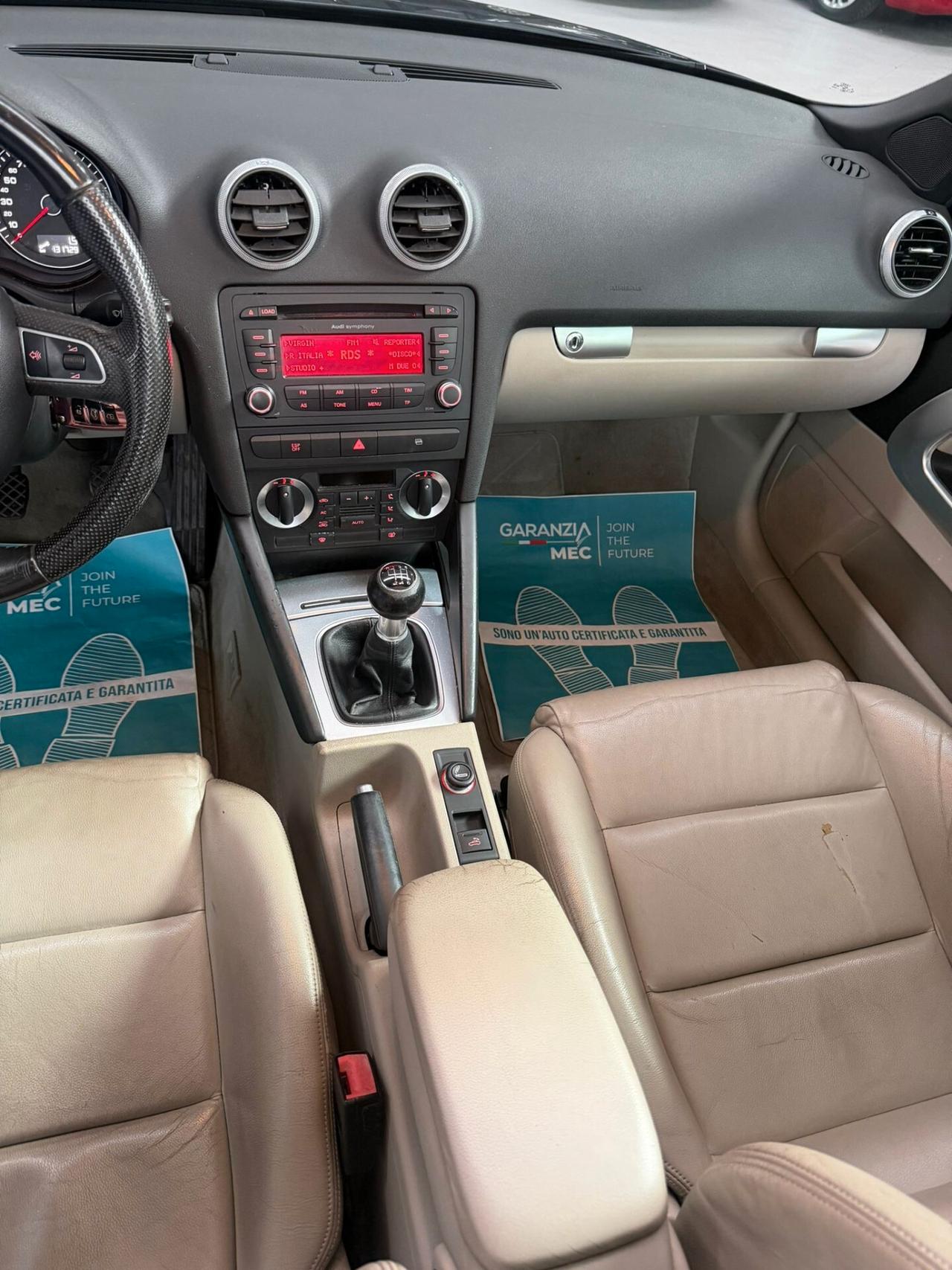 Audi A3 Benzina Cabrio Pelle