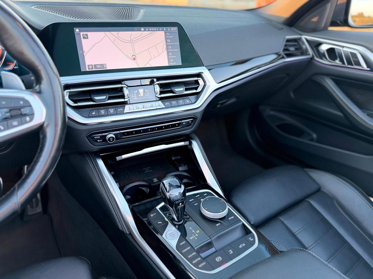 Bmw 420d 190cv 48V Cabrio Msport Led*Carplay*Pelle