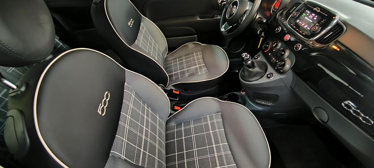 Fiat 500 1.2 lounge unipro km34mila ok neopatentati
