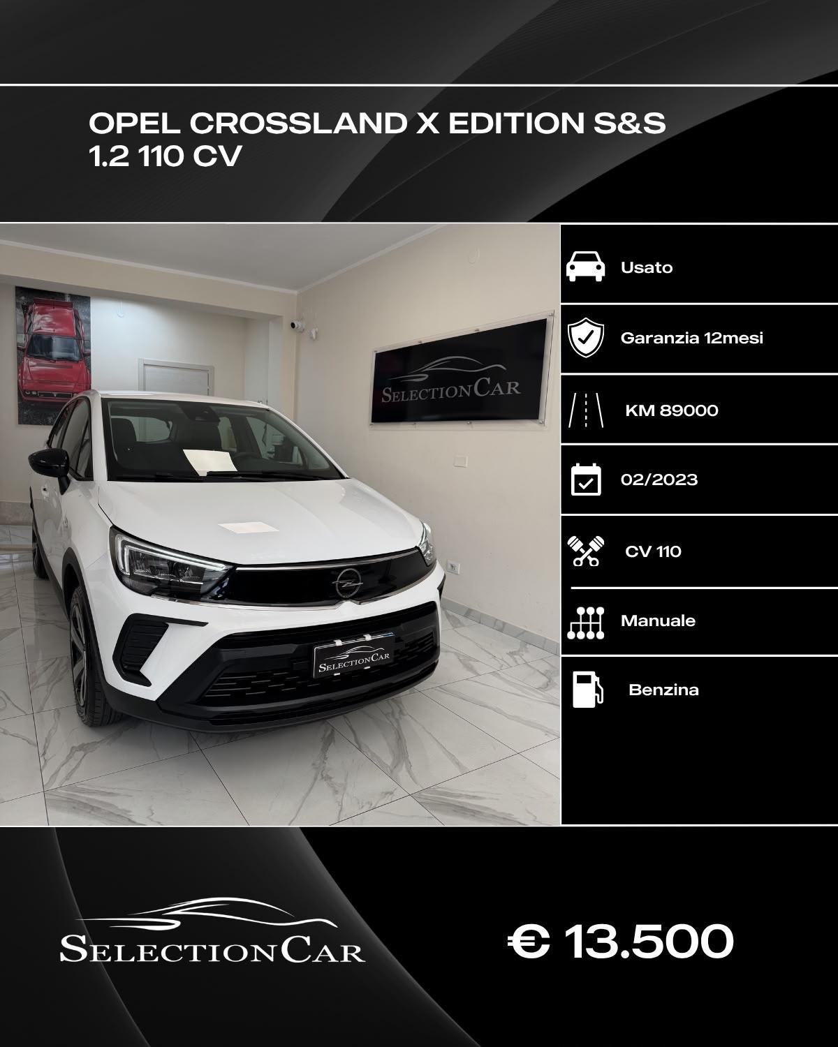 Opel Crossland 1.2 Turbo 12V 110 CV Start&Stop Edition