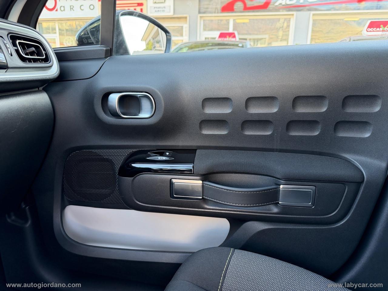 CITROEN C3 PureTech 83 S&S Shine VETRI OSCURATI - RETRO CAMERA - CLIMA AUTOMATICO