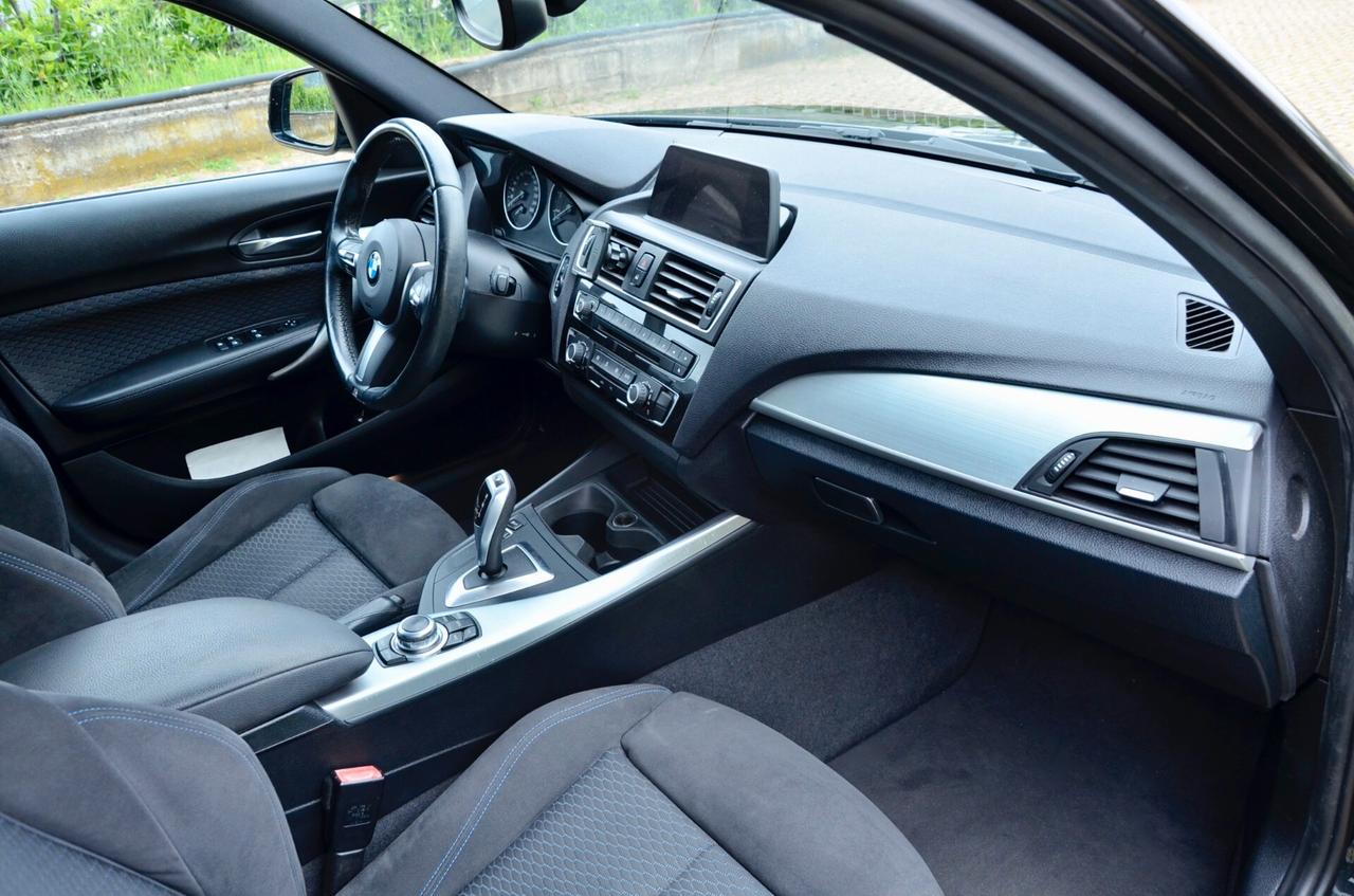 BMW 120d MSPORT 5p 190cv AUTO, UFF ITALIANA, EURO 6B, FARI FULL LED, ALCANTARA, 18", PERMUTE