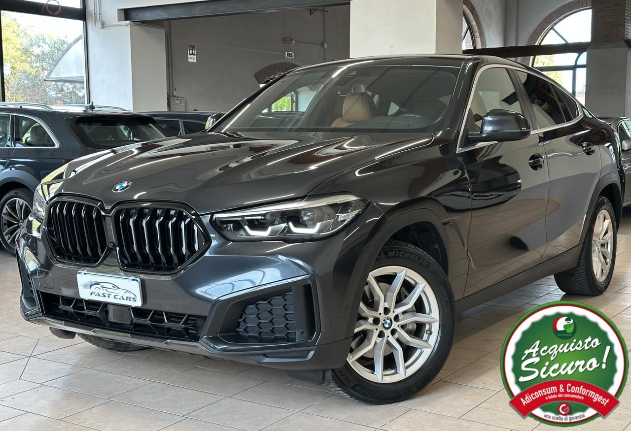 BMW X6 XDRIVE 30D MHEV 48V XLINE CARPLAY*MEMORY*LUCI