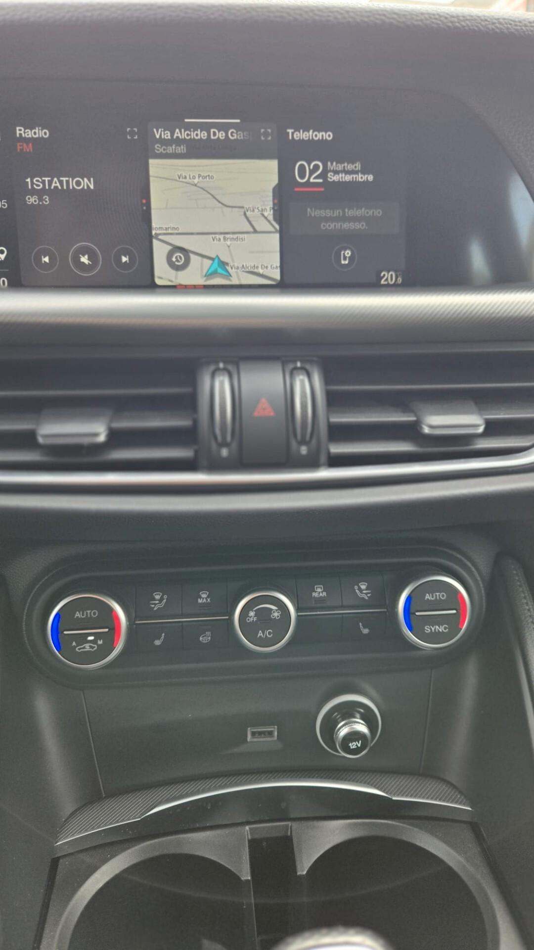 Alfa Romeo Stelvio 2.2 t Veloce Q4 210cv auto Pelle Uff Italy Nav Led