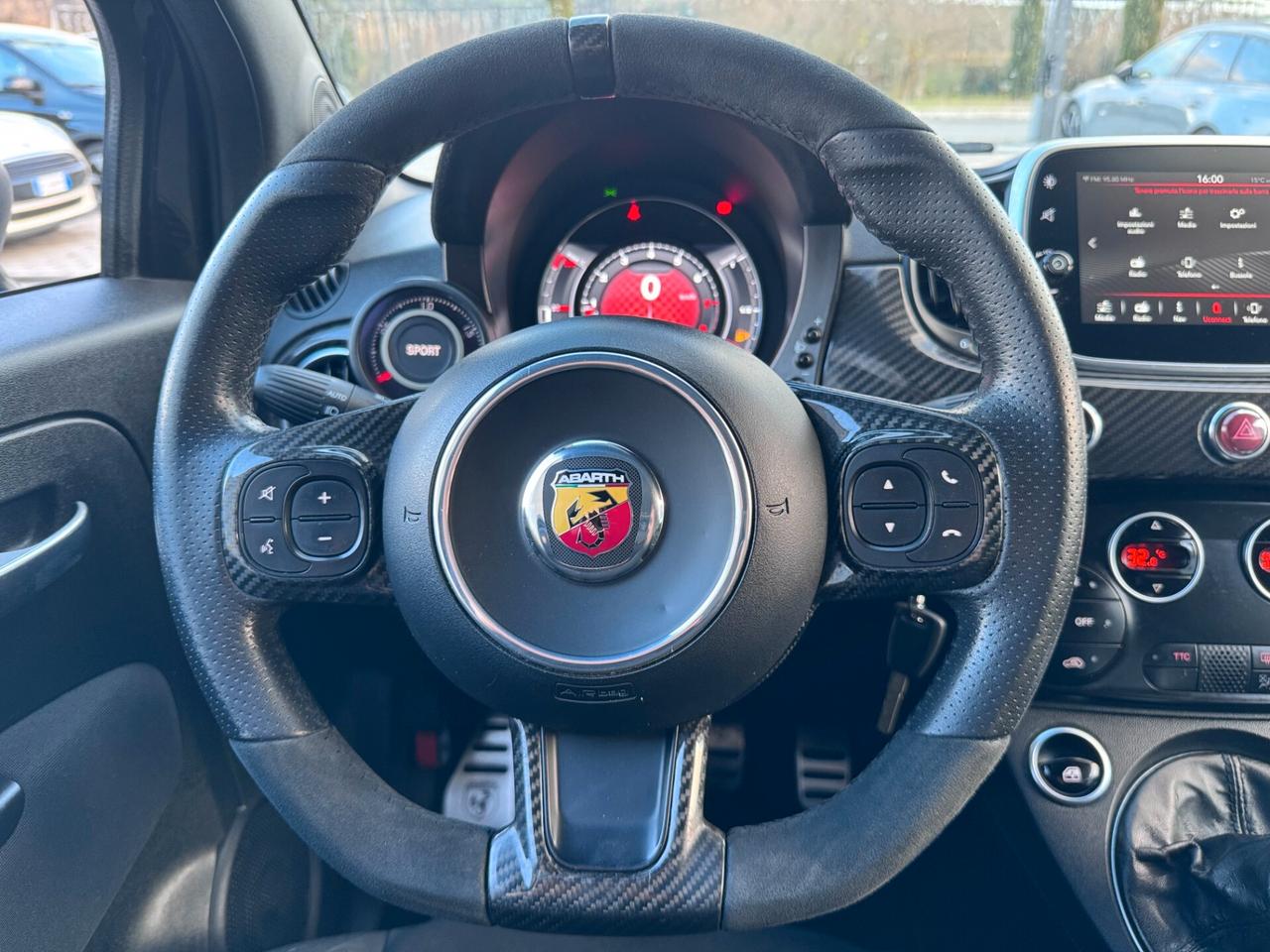 Abarth 595 1.4 Turbo T-Jet 180 CV Competizione CARBONIO SABELT FULL UNI PRO TAGLIANDI CERT