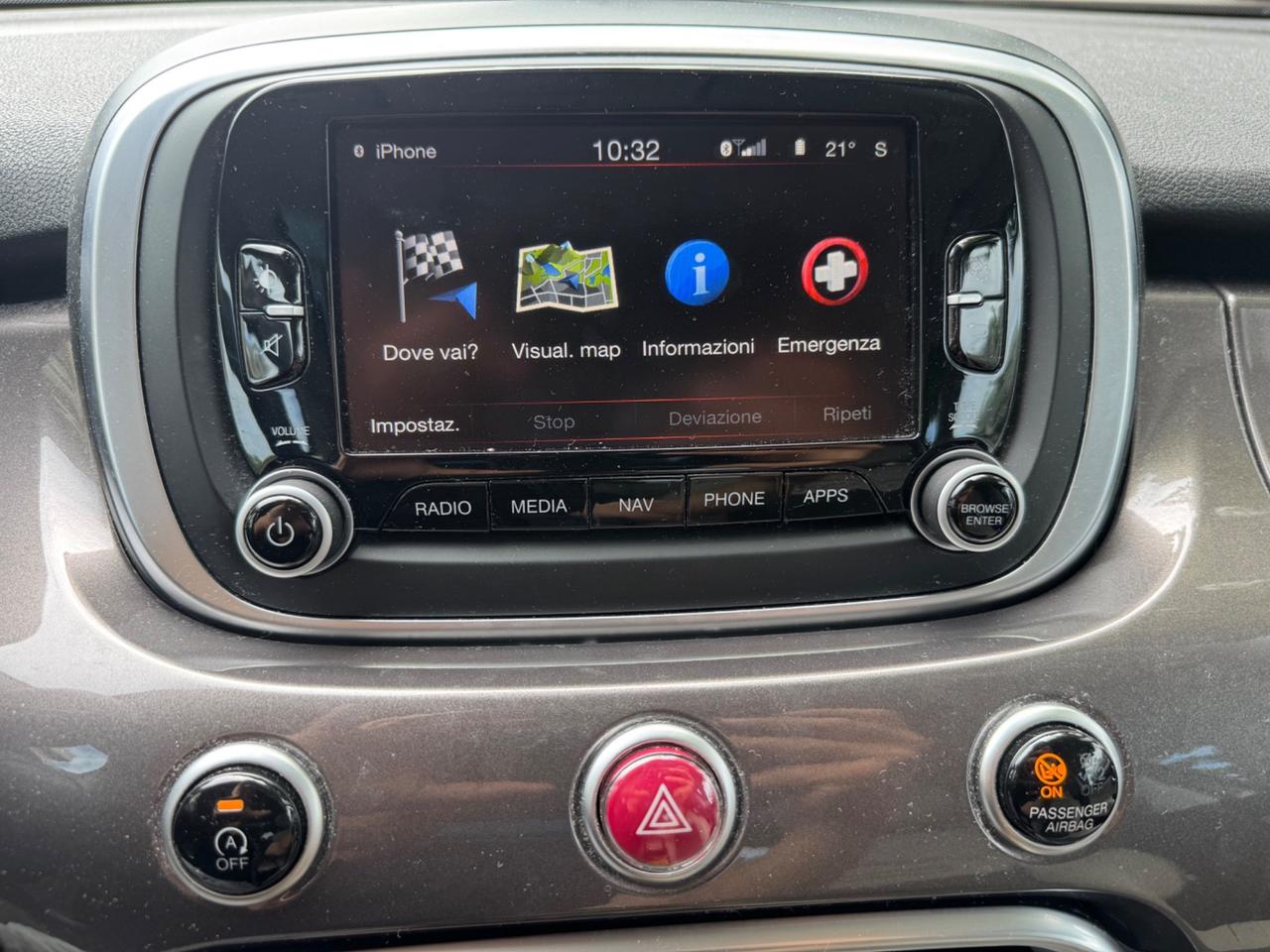 Fiat 500X 1.3 Mjt tetto pano apribile neopat garanzia 12m