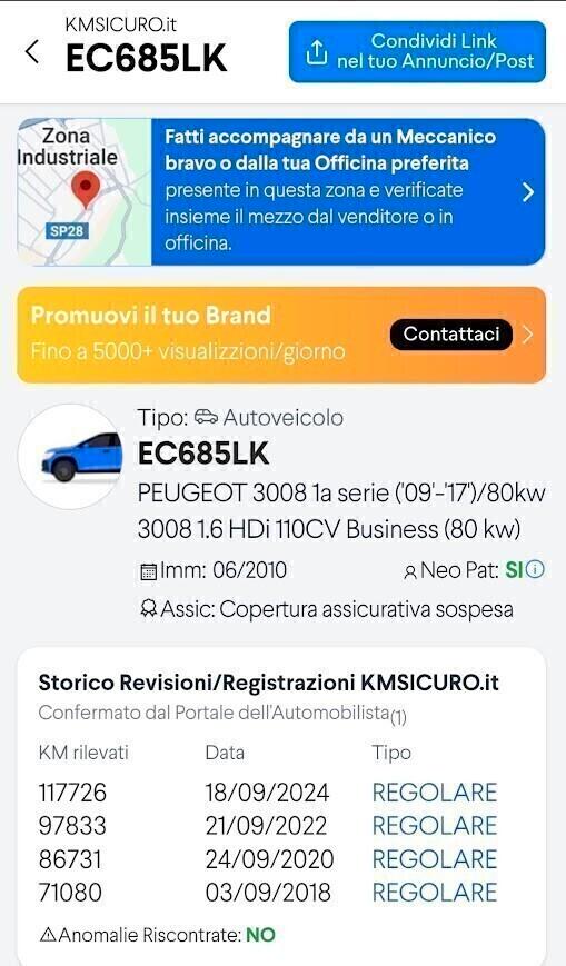 Peugeot 3008 1.6 HDi 110CV Premium