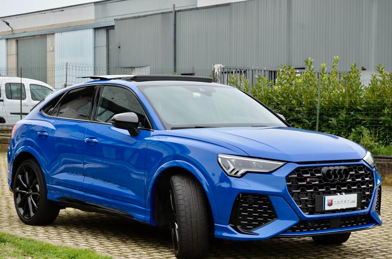 AUDI RS Q3 SPB 2.5 QUATTRO 400cv S-TRONIC, GARANZIA AUDI, SERVICE AUDI, BOLLO E SUPERBOLLO 9/2026, TETTO, MATRIX, HI-FI SONOS, DYNAMIC PACK, PERMUTE