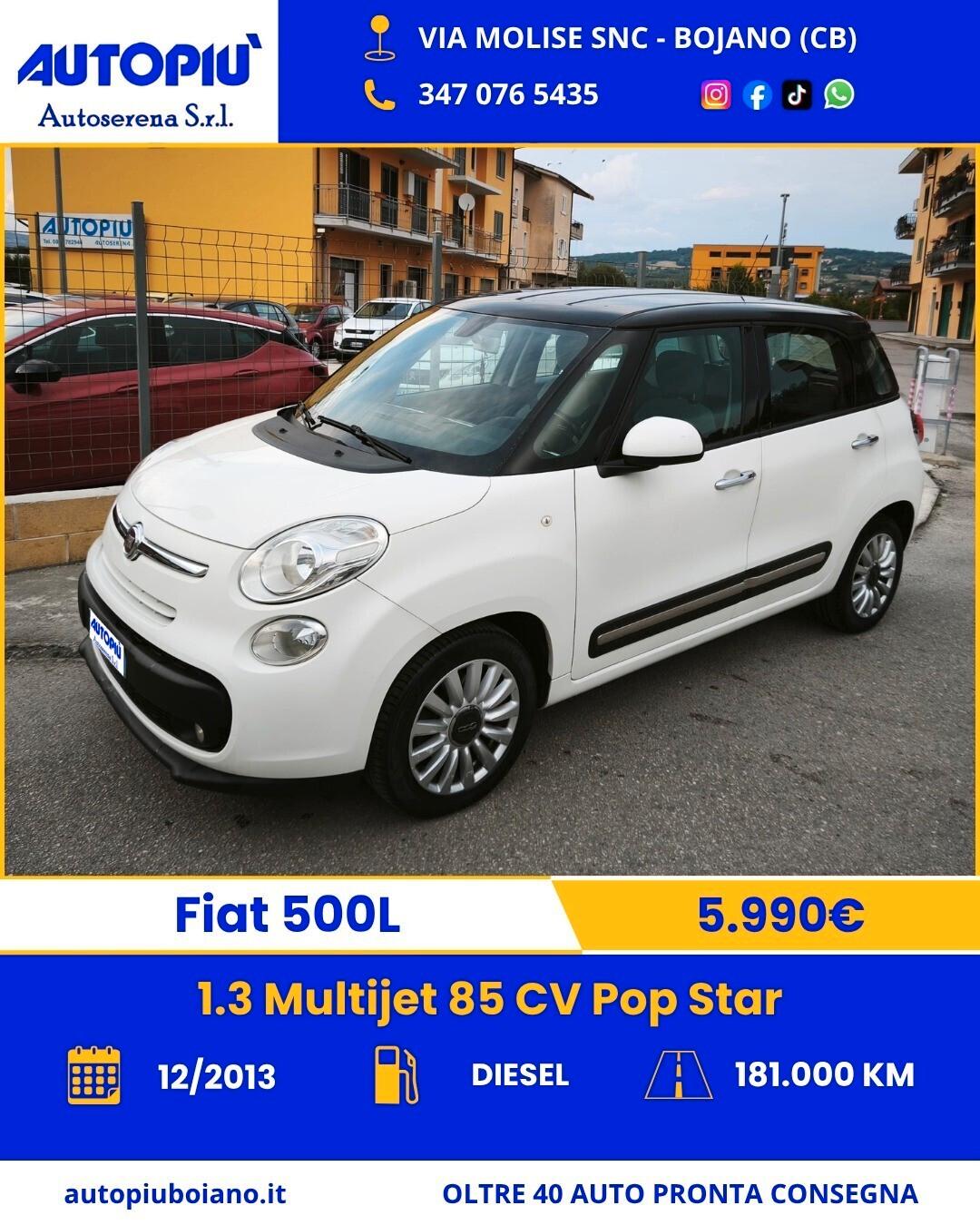 Fiat 500L 1.3 Multijet 85 CV Pop Star