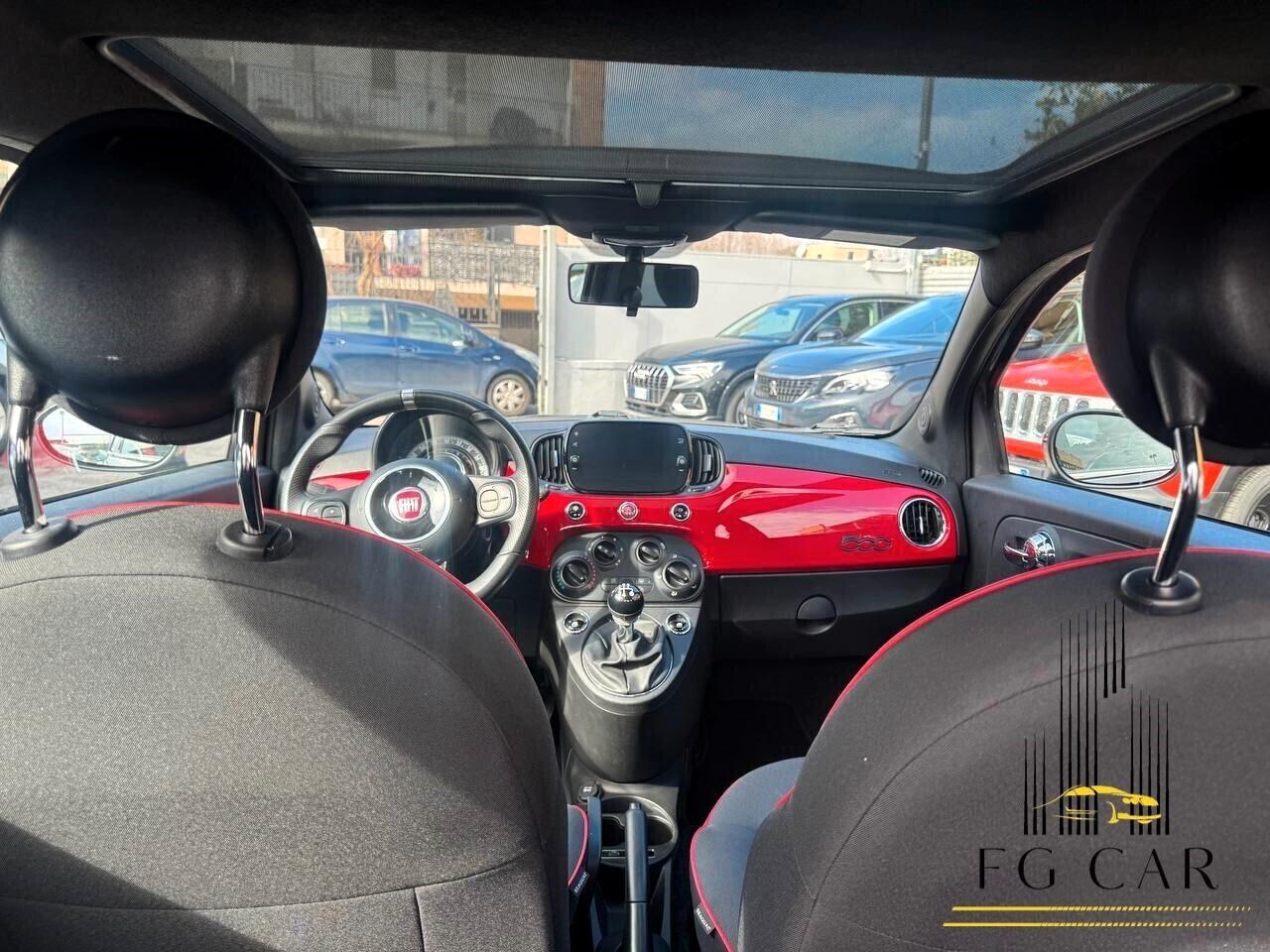 FIAT 500 1.2 LOUNGE 69 CV BENZ RED EDITION 05/2016