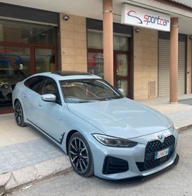 Bmw 420d GC xdrive 48V Msport TETTO NAVY PELLE 19' LED 360