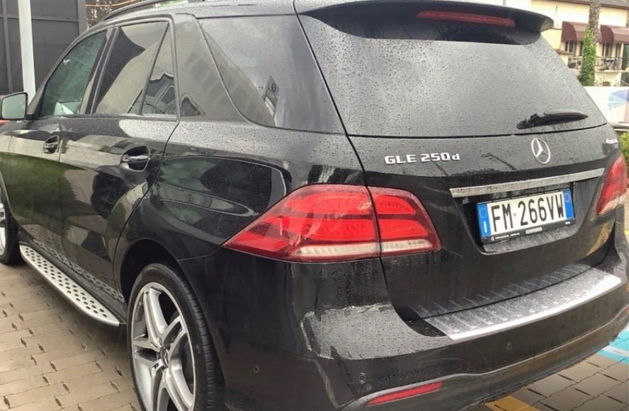 Mercedes-benz GLE 250 premium strafulll pedane pelle