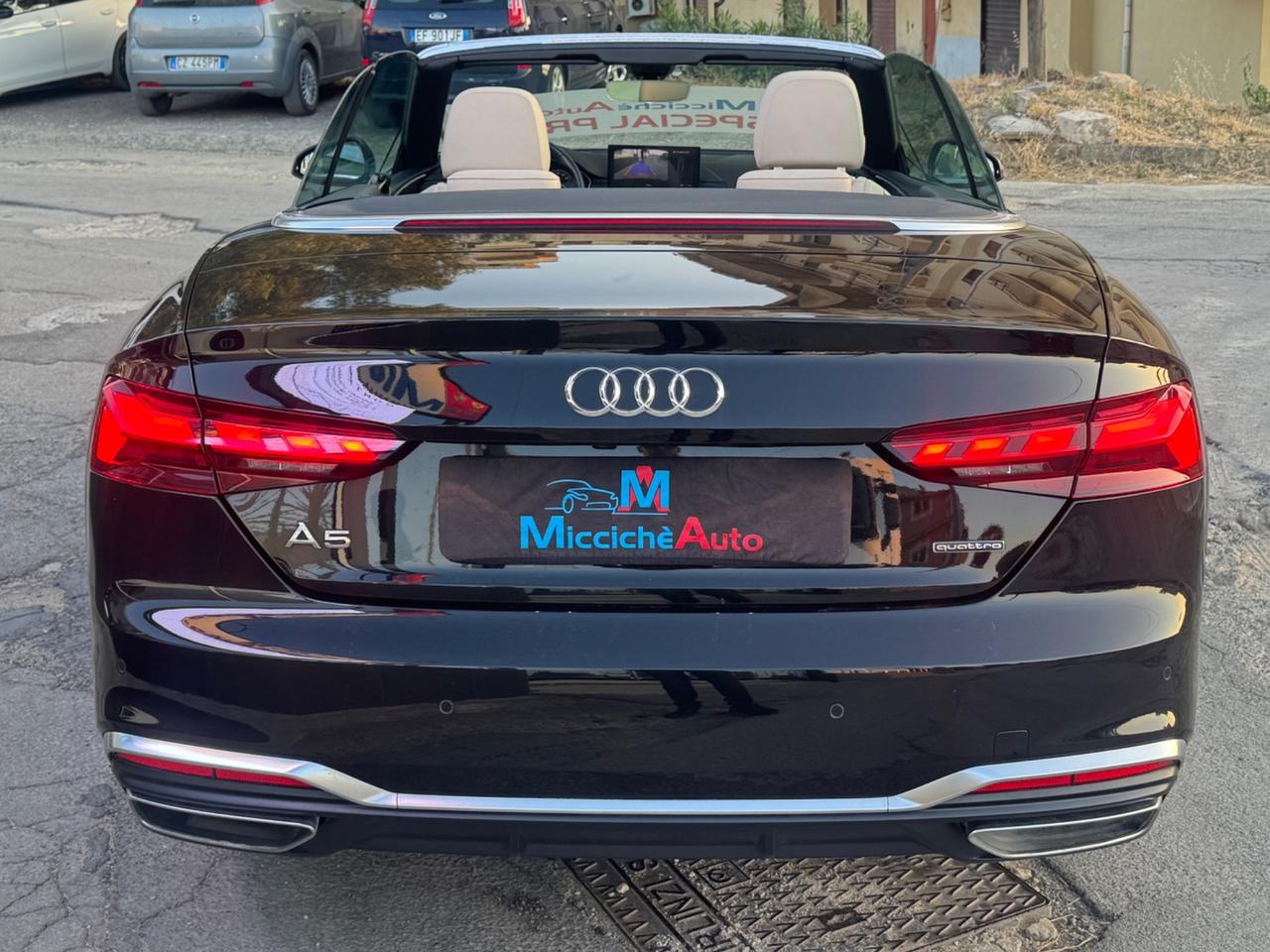 AUDI A5 CABRIO 2.0 TDI 204 CV MHEV S-LINE QUATTRO FULL IVA