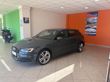 Audi A3 SPB 30 TFSI s line matrix navi virtual permute finanziamenti
