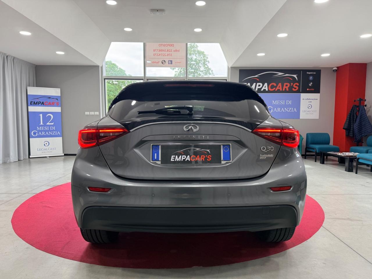 Infiniti Q30 1.5 diesel DCT Premium OK NEOPATENTATI