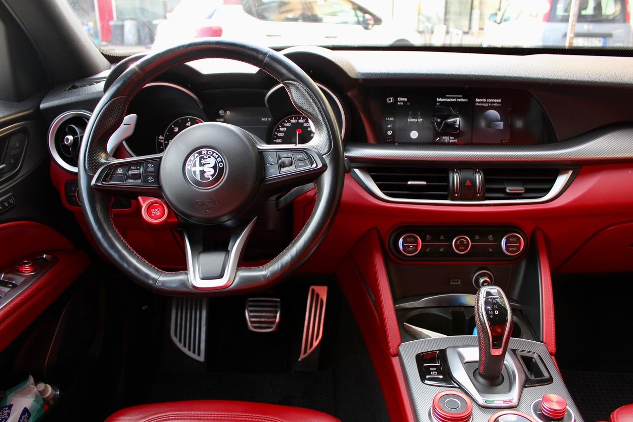 Alfa Romeo Stelvio 2.2 Turbodiesel 210 CV AT8 Q4 Veloce PELLE NAVY BAULE ELETT.