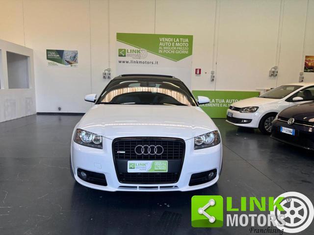 AUDI A3 SPB 2.0 16VTFSI quattroTETTO,PELLE,KM CERT,UNICA.