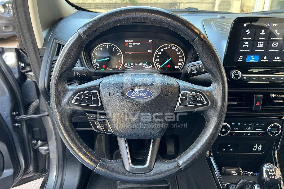 FORD EcoSport 1.0 EcoBoost 125 CV Start&Stop Titanium