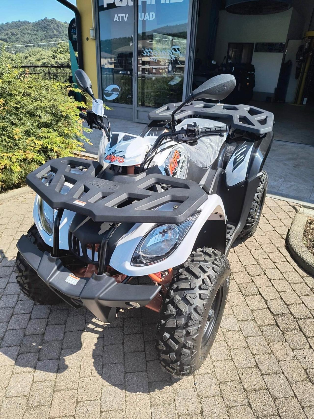 Quad kayo au 200 agricolo trattore targa gialla