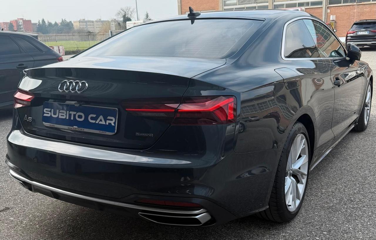 Audi A5 40 TDI quattro S tronic FARI MATRIX CAMERA 360 INTERNI PELLE E ALCANTARA