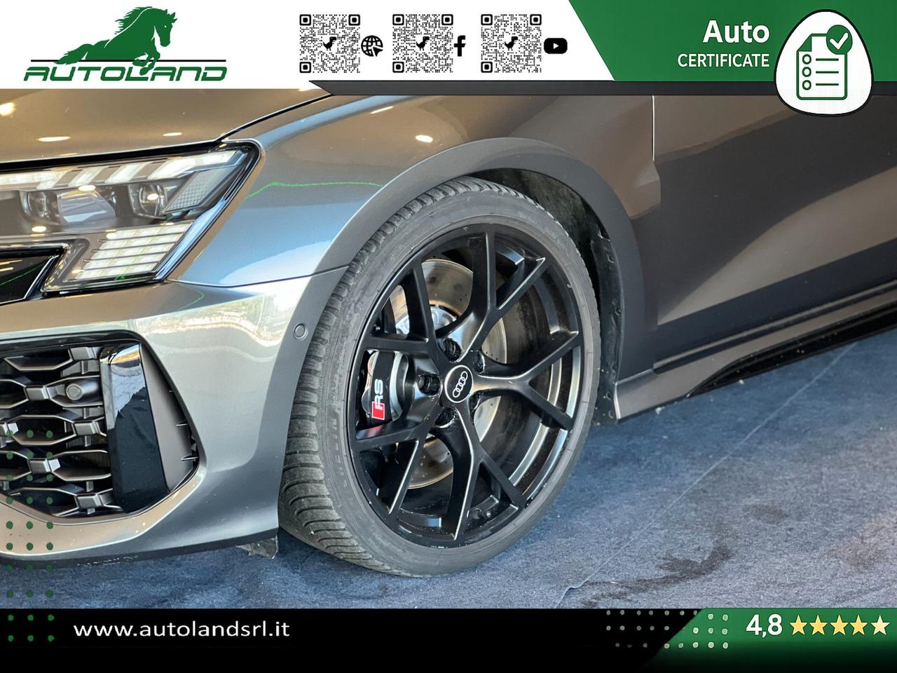 Audi RS3 Sportback 2.5 tfsi quattro s-tronic TETTO - MATRIX- B&O - MASSAGGIO - ACC