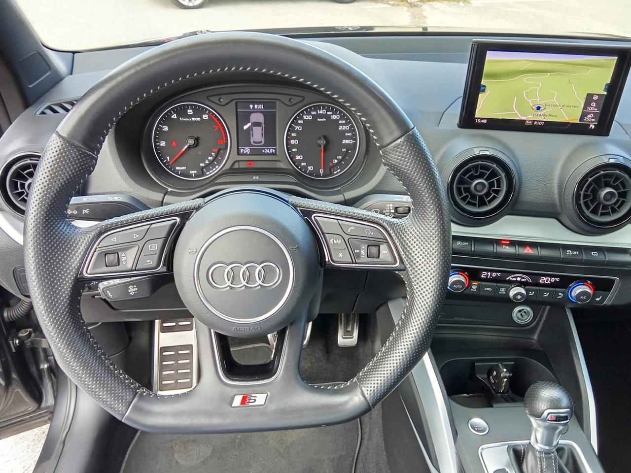 Audi Q2 Q2/SLINE/TETTO PAN/CERCHI 18/C.AUT/NAVI/PDC/CERCHI 18/PORT ELETTRICO/TAG.CERT/PORT ELETTRICO/KEY LESS GO!