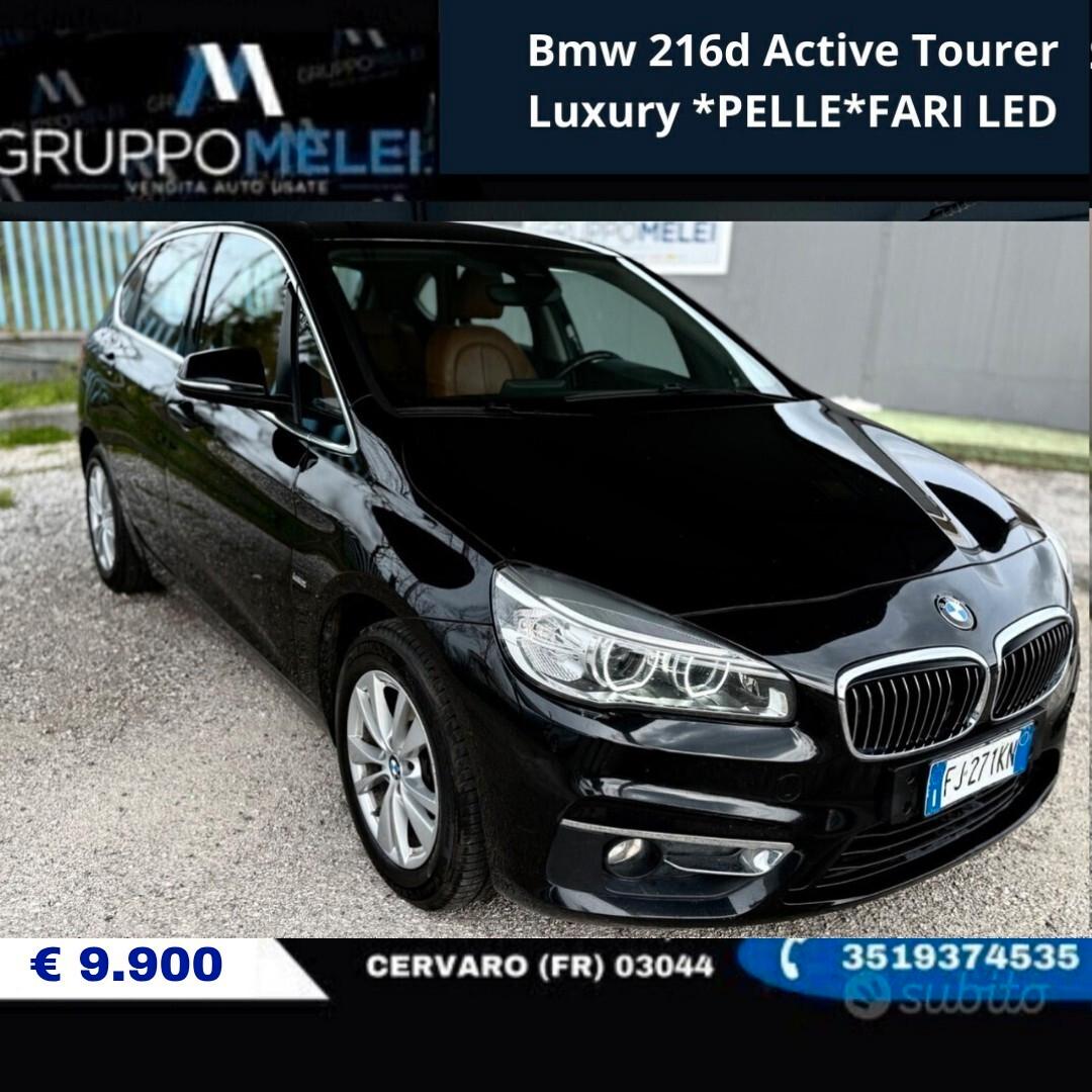 Bmw 216d Active Tourer Luxury *PELLE*FARI LED