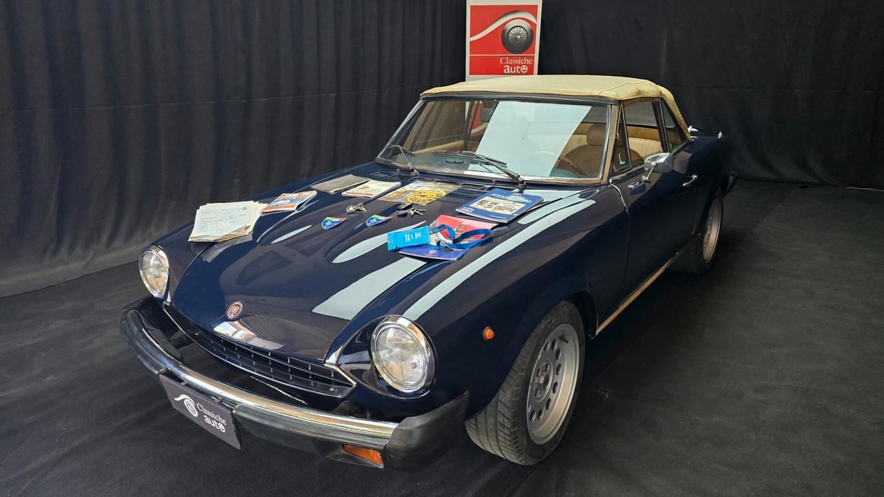 Fiat 124 Spider 1.8 cc certif. ASI con C.R.S