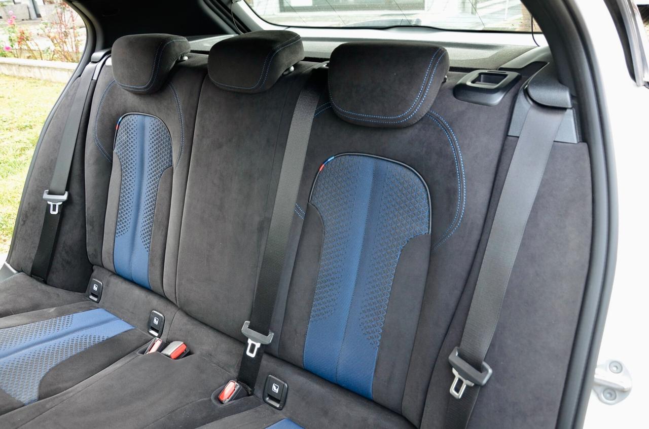 BMW 118i MSPORT 5p 136cv AUTO, UFF ITALIANA, EURO 6D, FARI LED, SEDILI IN ALCANTARA, 18", PERMUTE